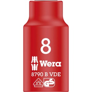 Kuusiohylsy Wera WE05004952001; VDE; 3/8''; 8x36 mm