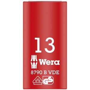 Kuusiohylsy Wera WE05004957001; VDE; 3/8''; 13x46 mm