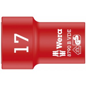 Kuusiohylsy Wera WE05004961001; VDE; 3/8''; 17x46 mm
