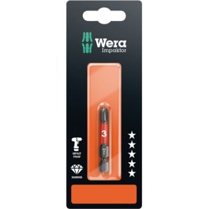 Urakärki Wera 851/4 IMP DC; PH3; 50 mm; 1 kpl.; läpipainopakkaus