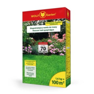 Nurmikon ravinne/lannoite Wolf Garten LD-A 100; 1,6 kg