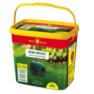 Nurmikon ravinne/lannoite Wolf Garten RO-S 300; 7,5 kg