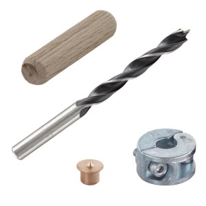 Tappimerkitsinsarja puulle Wolfcraft 2918000; 10 mm