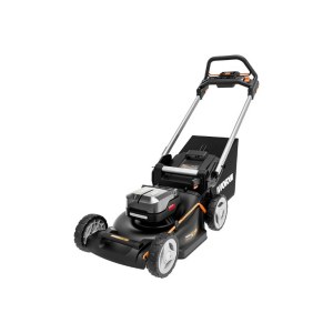 Akkukäyttöinen ruohonleikkuri itsevetävä Worx WG749E; 2x20 V; 2x4,0 Ah akku