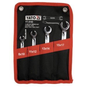 Yhdistelmäavainsarja Yato YT-0143; 8-17 mm; 4 kpl.