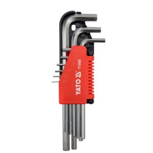 Kuusiokoloavain Yato YT-0500; 1,5-10 mm; 9 kpl.