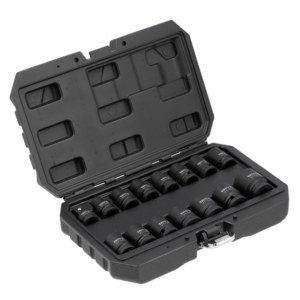 Hylsysarja Yato YT-10253; 1/2''; 10-27 mm; 15 kpl.