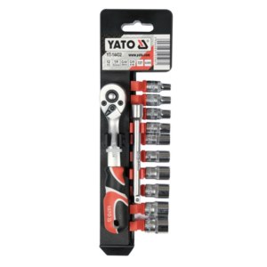 Hylsysarja  Yato YT-14432; 1/4''; 12 kpl.