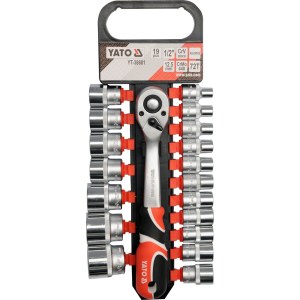 Hylsysarja  Yato YT-38681; 1/2''; 19 kpl.