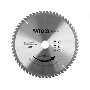Katkaisuterä puulle Yato YT-60733; 255x30x2,0 mm
