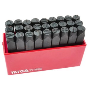 Kirjainmeistisarja Yato YT-6863; 8 mm; 27 kpl.