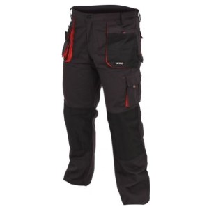 Housut Yato YT-80148; L; musta punainen
