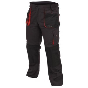 Housut Yato YT-80149; L/XL; musta punainen