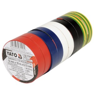 Eristysteippi Yato YT-8156; 12 mmx10 m; 10 kpl.