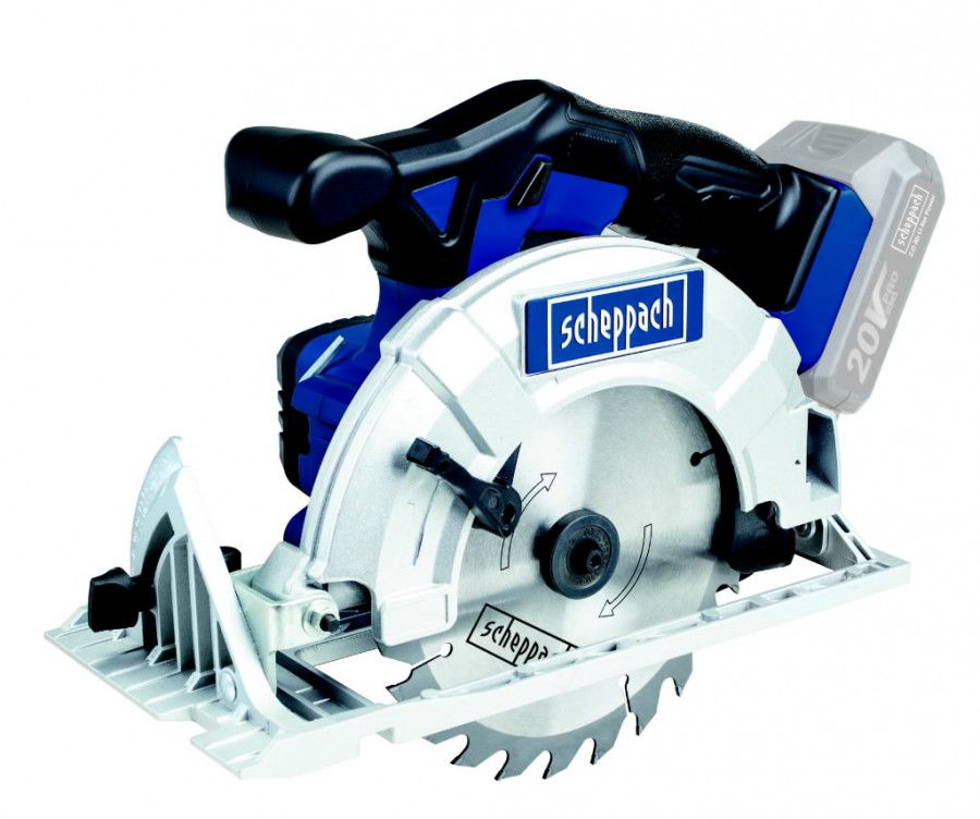 Akkupyörösaha Scheppach CCS165-20ProS; 20 V (ilman akkua ja laturia)