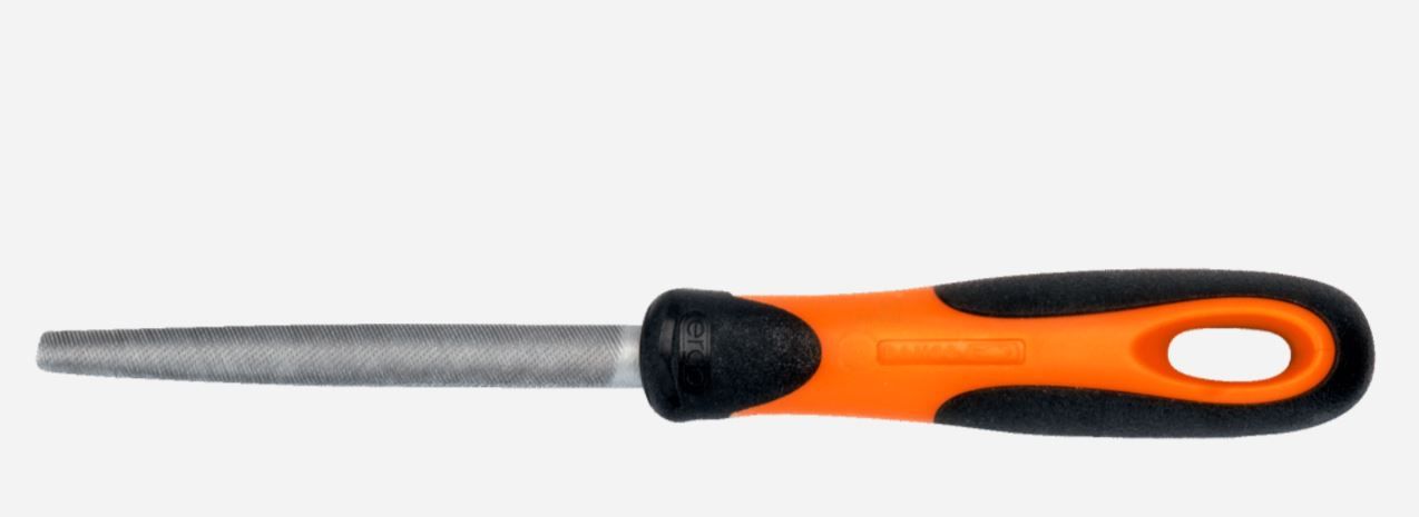 Puolipyöreä kapeneva viila Bahco Ergo; 200 mm