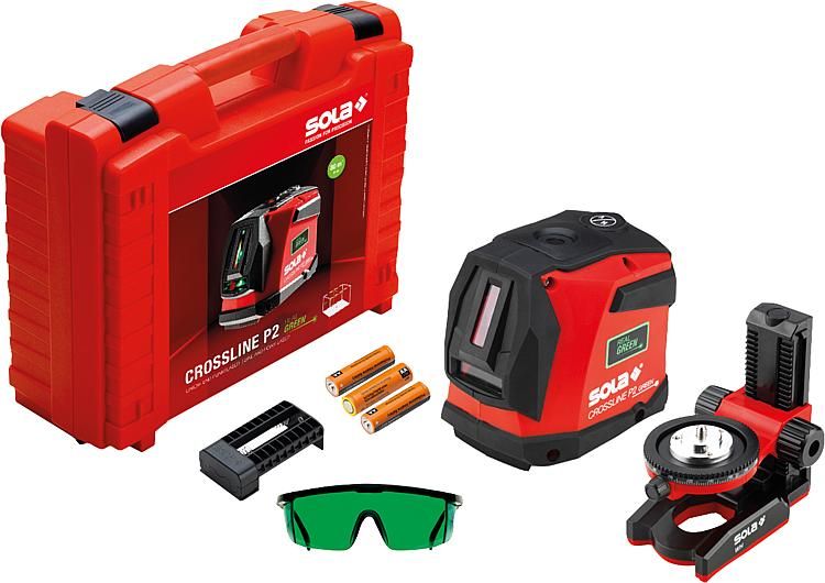 Linjalaser Sola CROSSLINE P2 GREEN