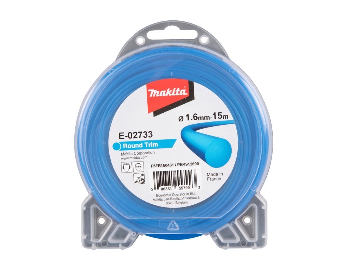 Leikkuulanka Makita; 1,6 mm/15 m; pyöreä
