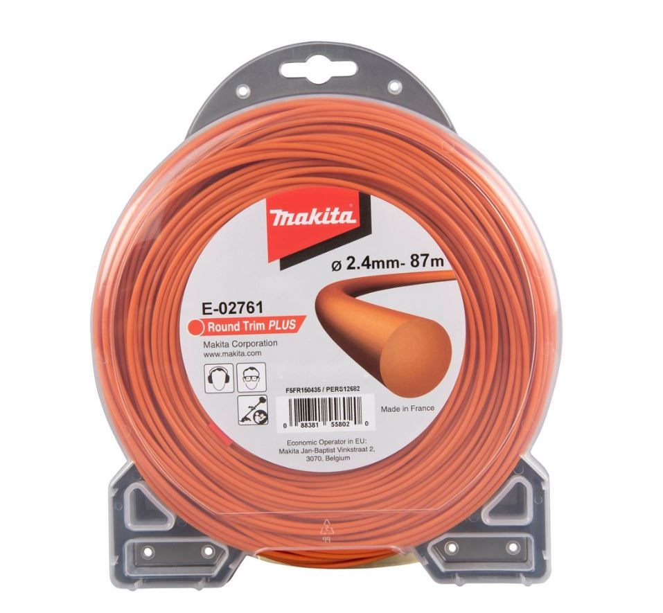 Leikkuulanka Makita; 2,4 mm/87 m; pyöreä