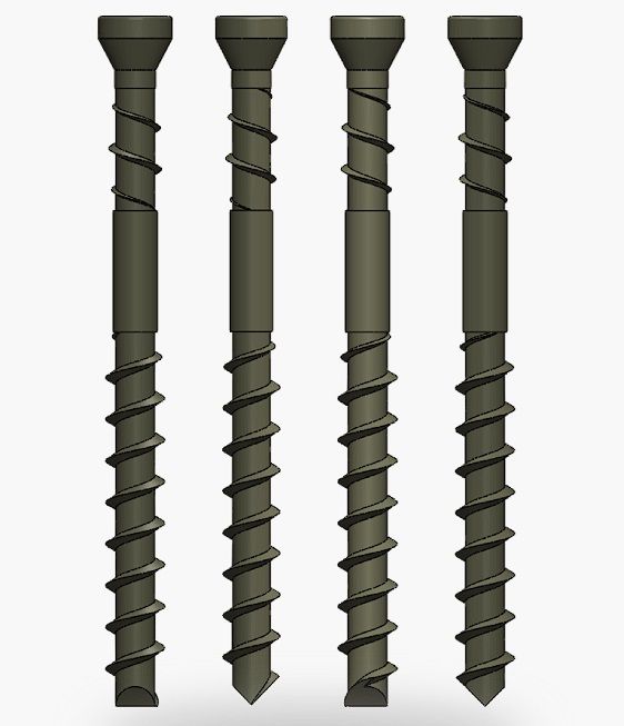 Puuruuvi Camo Deck Screws; T15; A4; 60x4,2 mm; 350 kpl.