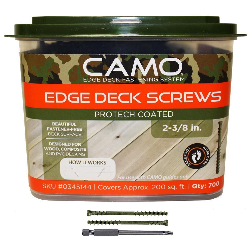 Puuruuvi Camo Edge Deck Screws; T15; C4; 60x4,2 mm; 700 kpl.
