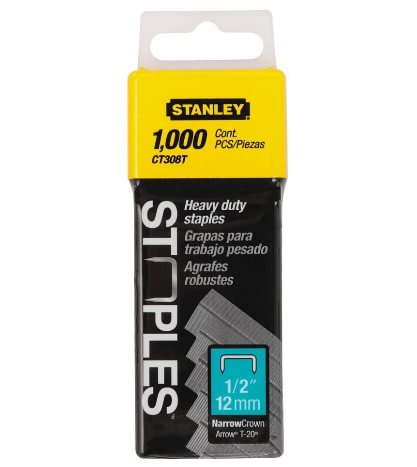 Niitit Stanley; 10 mm; 1000 kpl; tyyppi CT300