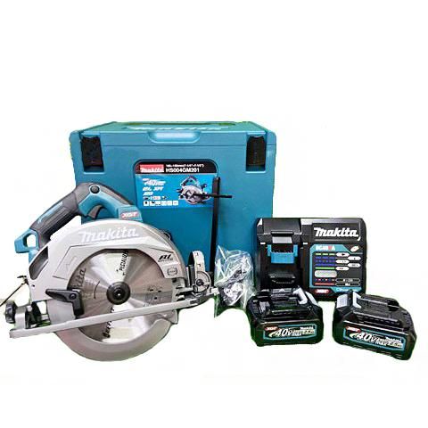 Akkupyörösaha Makita HS004GM201; 40 V; 2x4,0 Ah akku