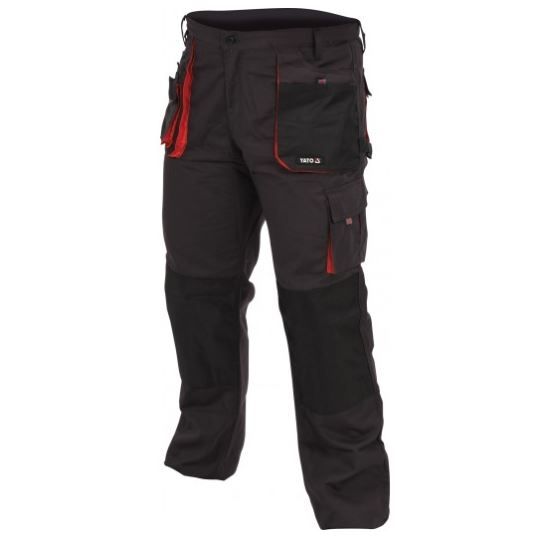 Housut Yato YT-80147; M; musta punainen