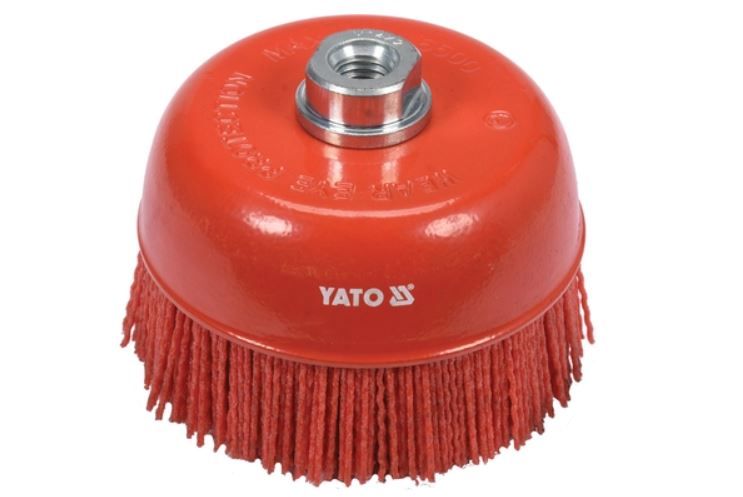 Pyöreä nylon-harja Yato YT-47787; 125 mm