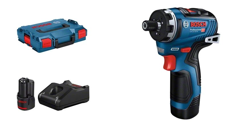 Akkuruuvinväännin Bosch GSR 12V-35 HX Professional; 12 V; 2x3,0 Ah akku + L-Boxx