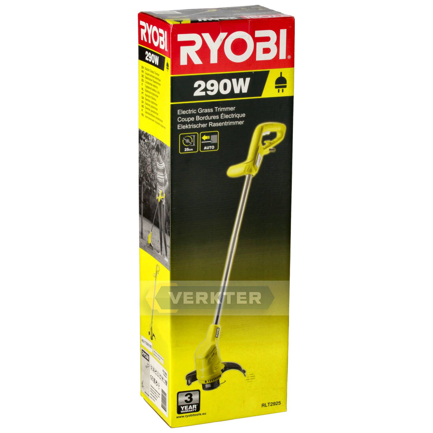 Trimmeri Ryobi RLT2925; 290 W; sähkökäyttöinen