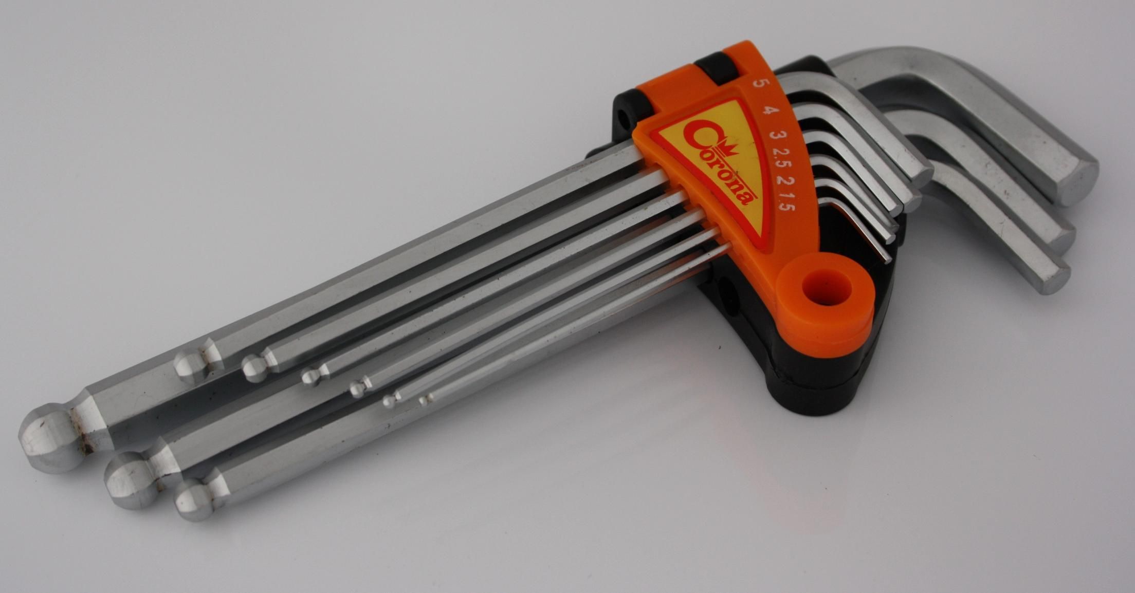 Kuusiokoloavain Richmann C6614; 1,5-10 mm; 9  kpl.