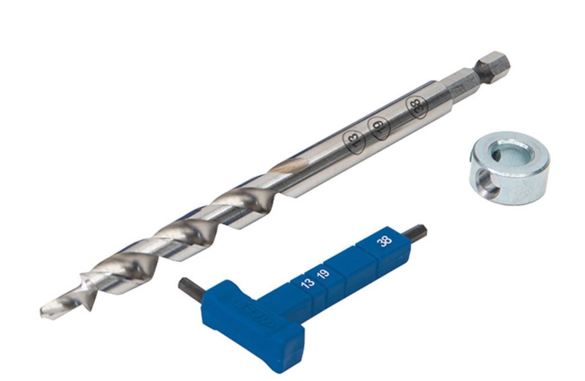 Puuporanterä Kreg KPHA308; 9,5x158 mm; tarvikkeiden kanssa