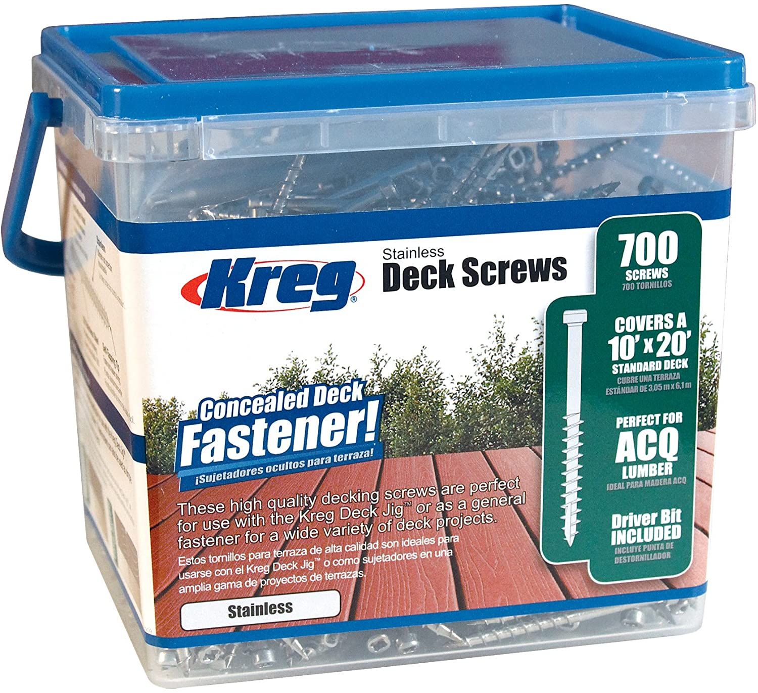 Puuruuvi Kreg SDK-C2SS; Pan-Head; 2,00''; 51 mm; 700 kpl; ruostumattomalle teräkselle