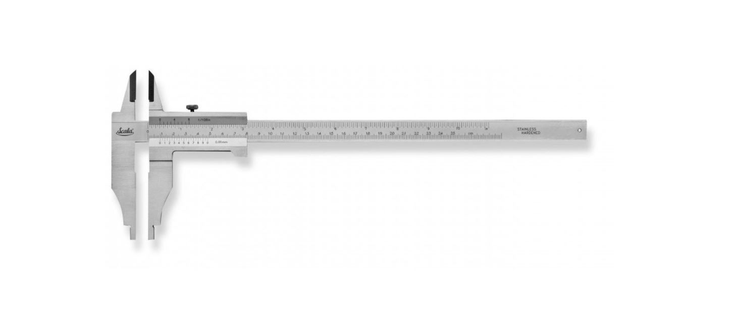 Työntömitta Scala 320; 250x0,05 mm