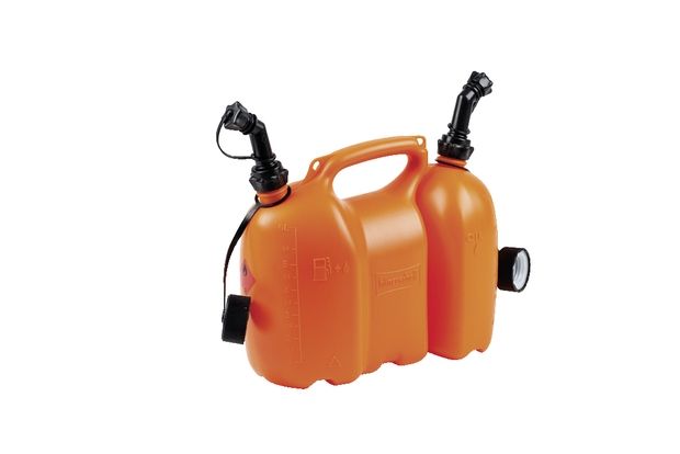 Polttoainekanisteri 171-014; punainen (6 l) + voiteluöljysäiliö Ratioparts (3 l)