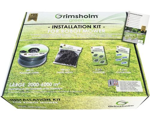 Robottiruohonleikkurin asennussarja  Grimsholm L; 500 m