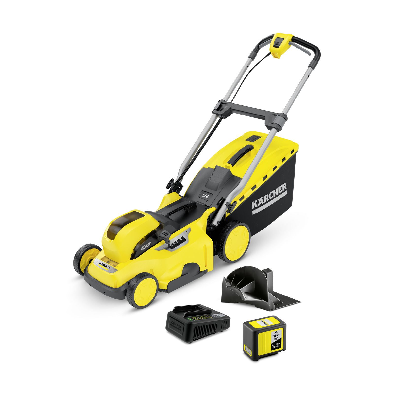 Ruohonleikkuri Karcher LMO 36-40; 36 V; 1x5,0 Ah akku