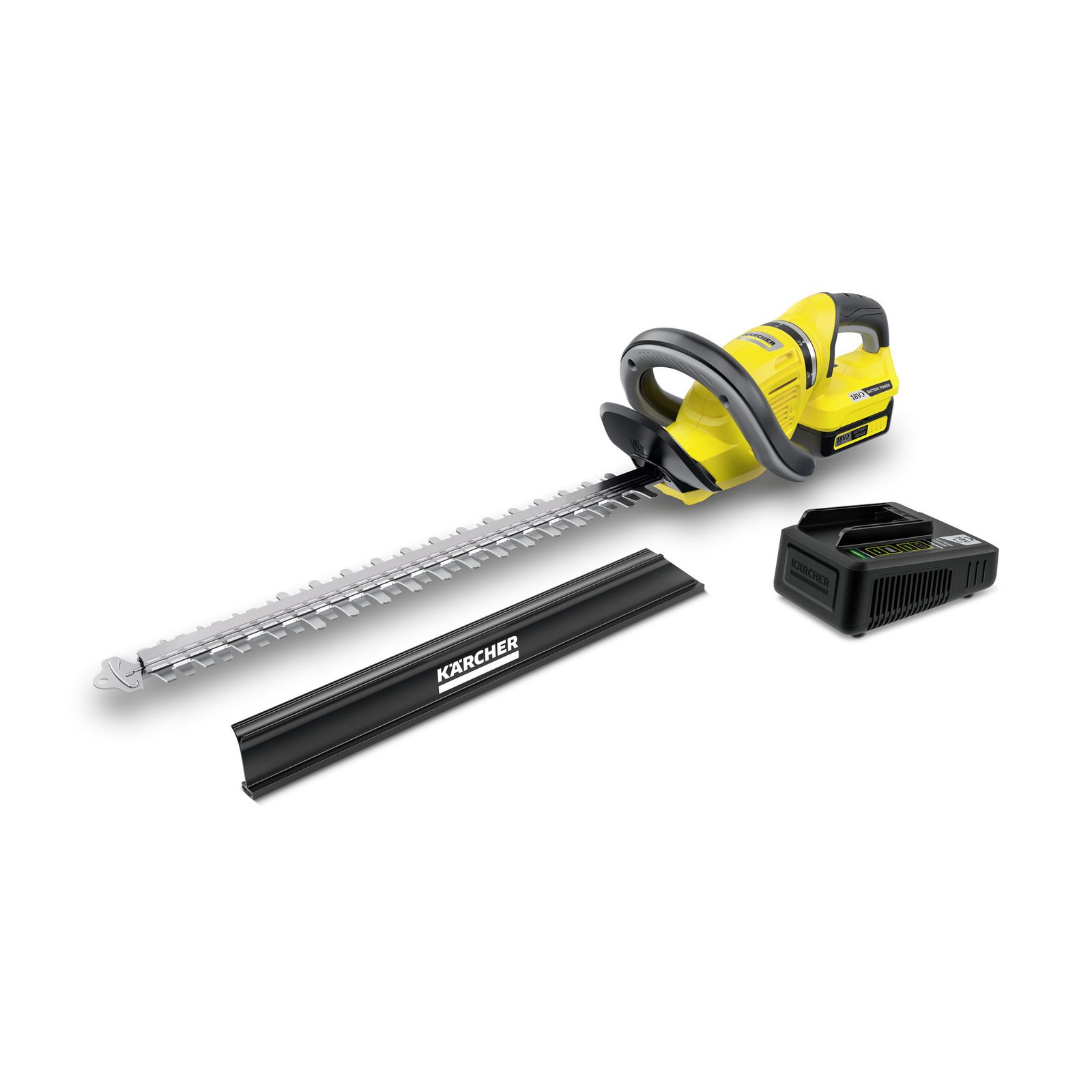 Pensasleikkuri Karcher HGE 18-50; 18 V; 1x2,5 Ah; 50 cm pituus; akkukäyttöinen