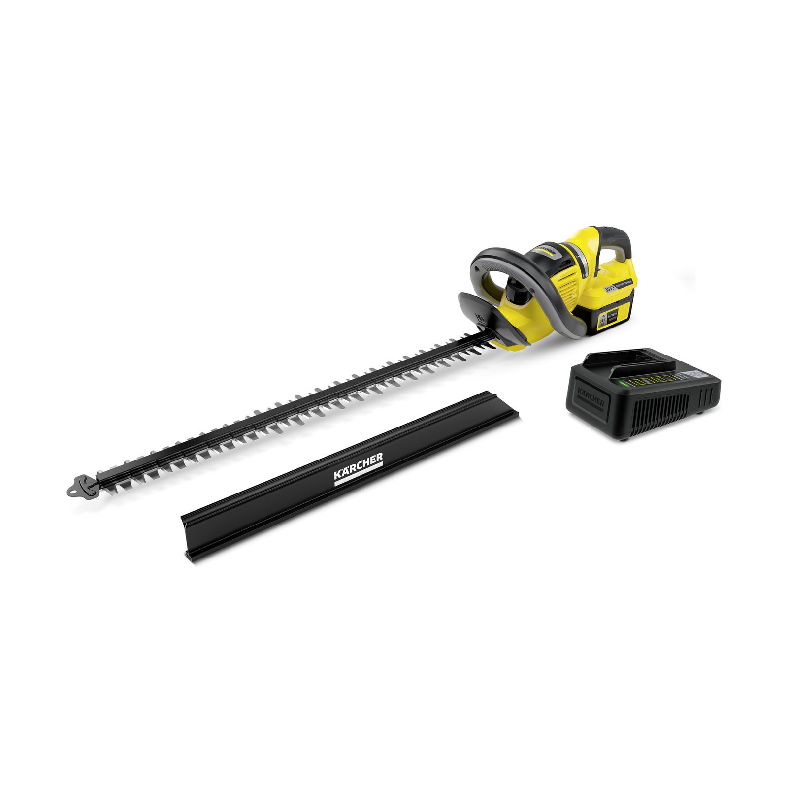 Pensasleikkuri Karcher HGE 36-60; 36 V; 1x2,5 Ah; 60 cm pituus; akkukäyttöinen