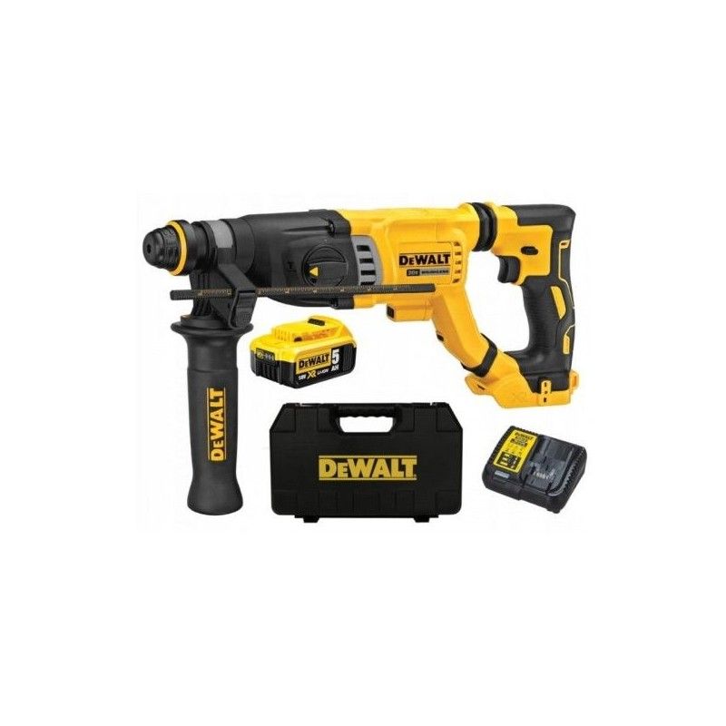 Poravasara DeWalt DCH263P1-QW; 3 J; SDS-plus; 18 V; 1x5,0 Ah akku