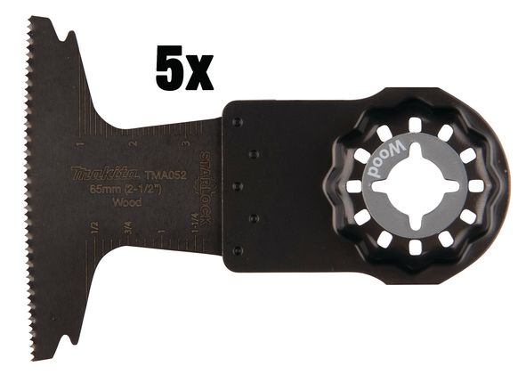 Tarkkuusleikkuuterä Makita B-64864-5; 65 mm; 5 kpl.