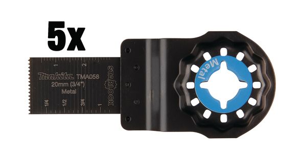 Tarkkuusleikkuuterä Makita B-64923-5; 20 mm; 5 kpl.