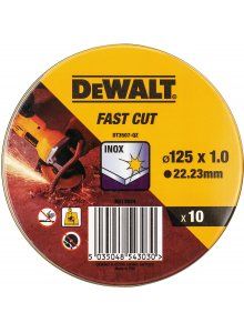 Hiova katkaisulaikka DeWalt DT3507-QZ; 125x1mm; 10 kpl.