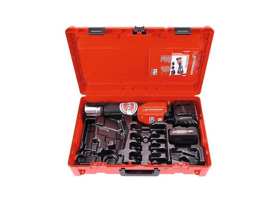 Putkipihdit Rothenberger Romax 4000 Basic; 18 V; 1x4,0 Ah akku