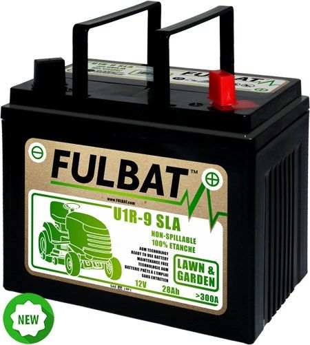 Akku ajoleikkuriin Fulbat U1R-9 SLA; 12 V; 28 Ah