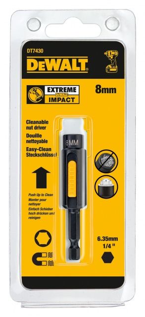 Teränpidin magneettinen DeWalt DT7430-QZ; 8 mm