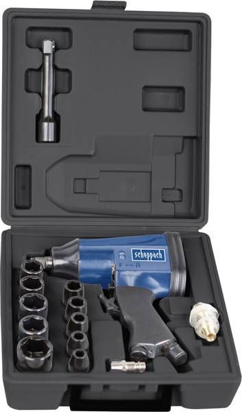 Paineilmakäyttöinen mutterinväännin iskumekanismilla Scheppach 7906100717