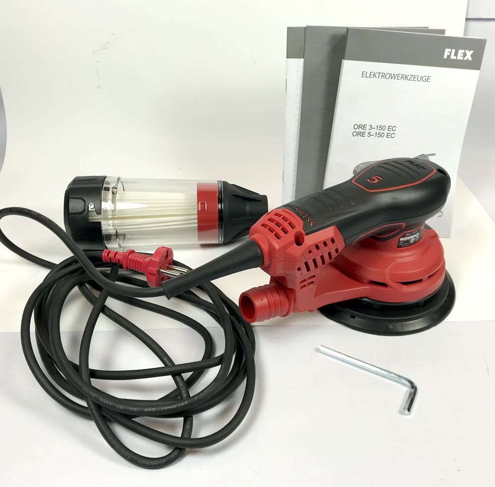 Epäkeskohiomakone Flex 447706; ORE 5-150 EC