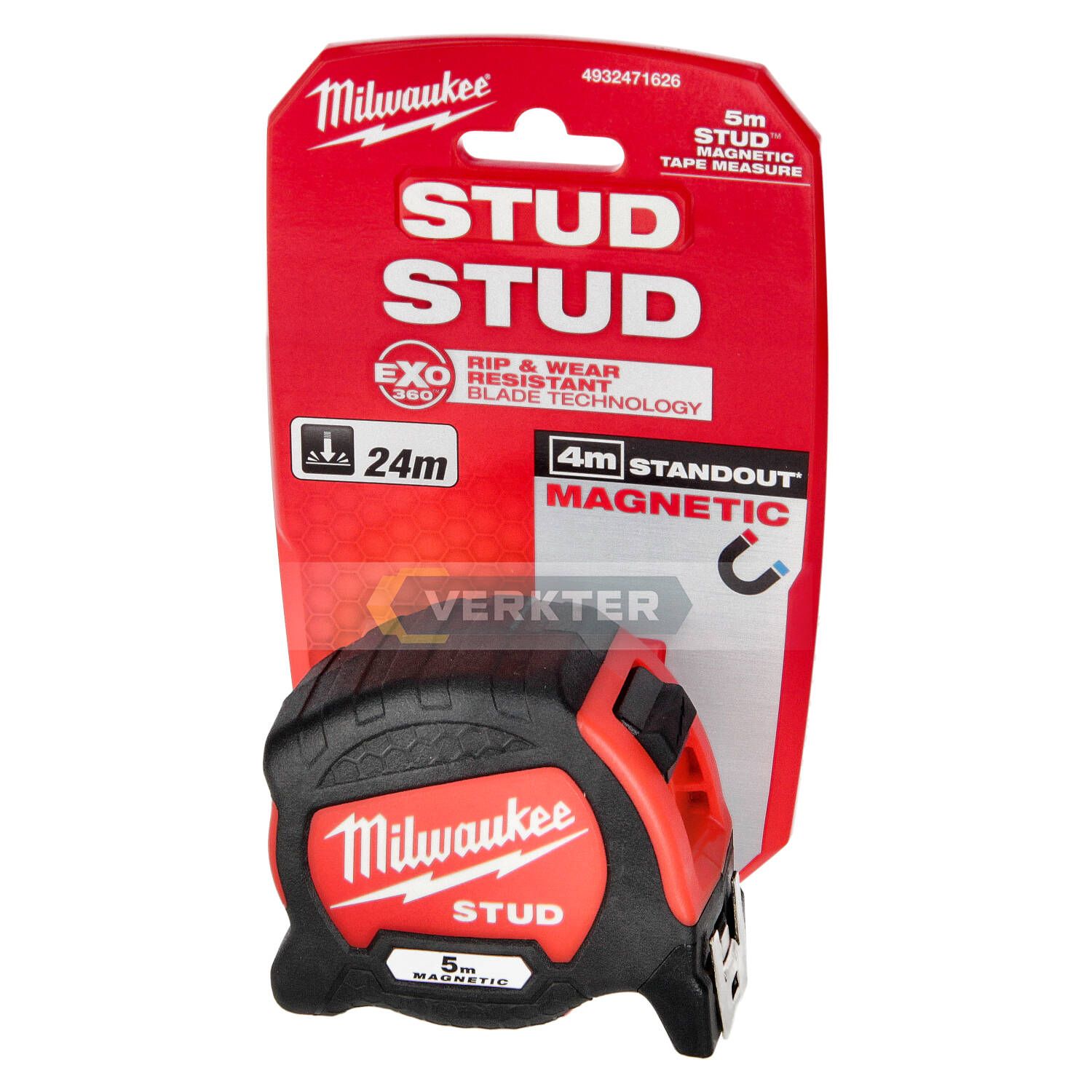 Rullamitta Milwaukee Stud; 5 m
